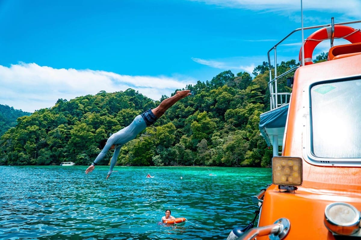 Fun Boat Snorkeling + Island Visit